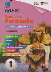 Image of Goals : Pendidikan Pancasila untuk SMA/MA/SMK/MAK Kelas X KM