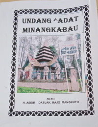 Image of Undang Adat Minangkabau